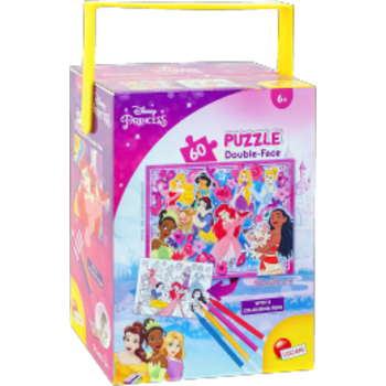 Društvena  igra puzzle 60pcs  složi i oboji  Princess plus 4 flomastera