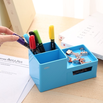 Stoni organizer pvc Deli plavi 1 fioka, 3 odeljka
